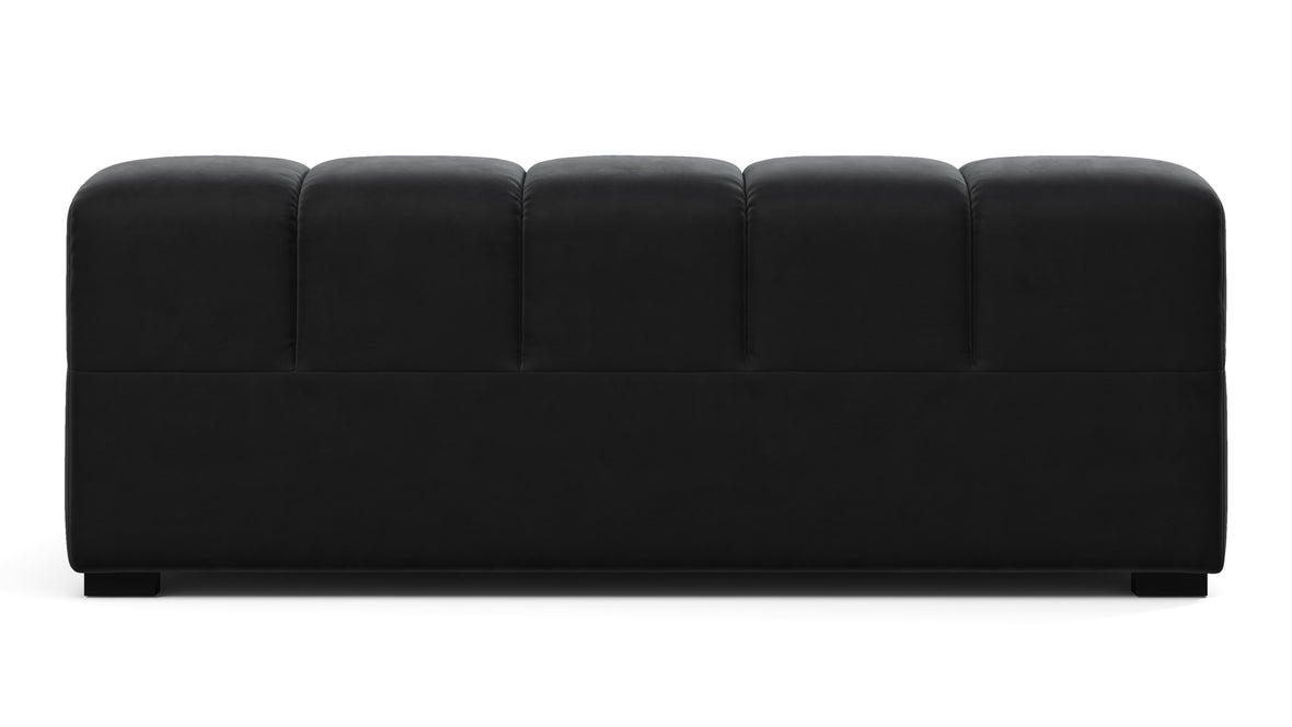 Tufty - Tufty Module, Extra Large Left Arm, Black Velvet