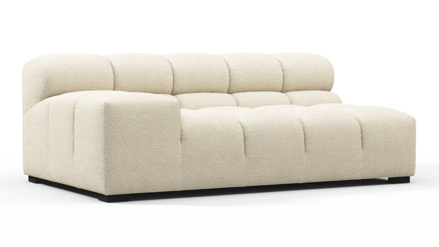 Tufty - Tufty Module, Extra Large Left Arm, Eggshell Boucle