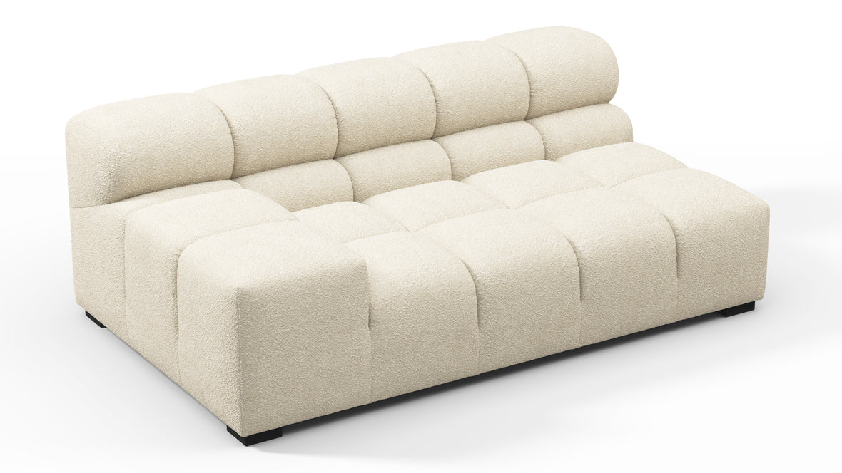 Tufty - Tufty Module, Extra Large Left Arm, Eggshell Boucle