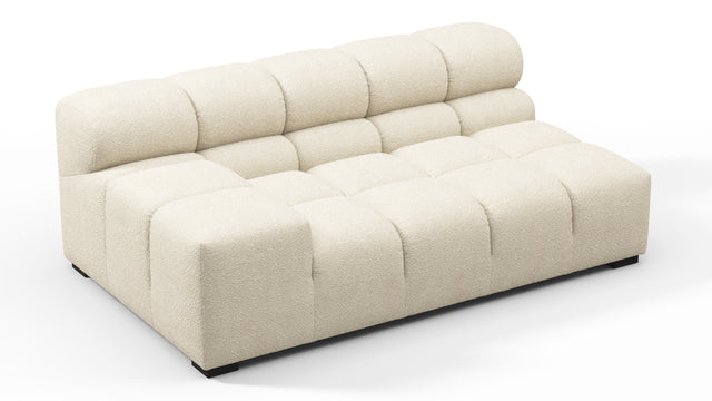 Tufty - Tufty Module, Extra Large Left Arm, Eggshell Boucle