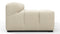 Tufty - Tufty Module, Extra Large Left Arm, Eggshell Boucle
