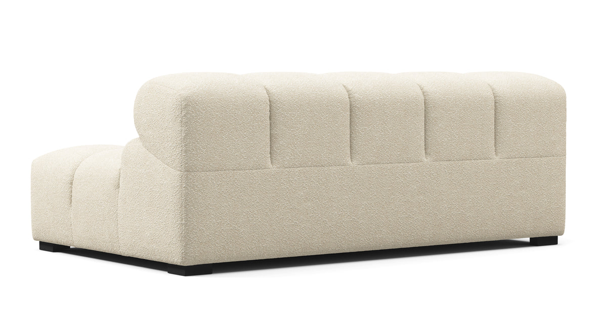 Tufty - Tufty Module, Extra Large Left Arm, Eggshell Boucle