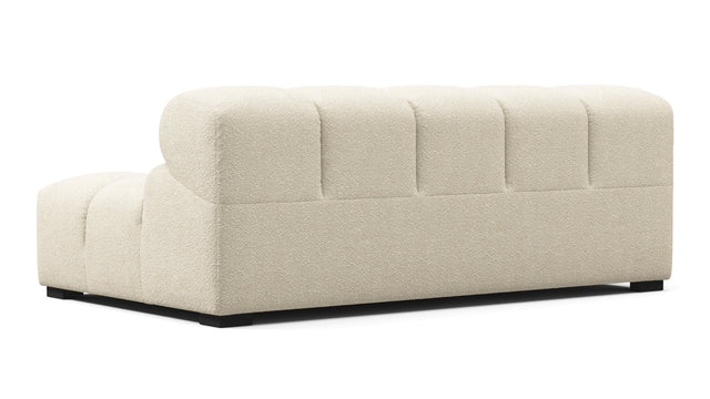 Tufty - Tufty Module, Extra Large Left Arm, Eggshell Boucle