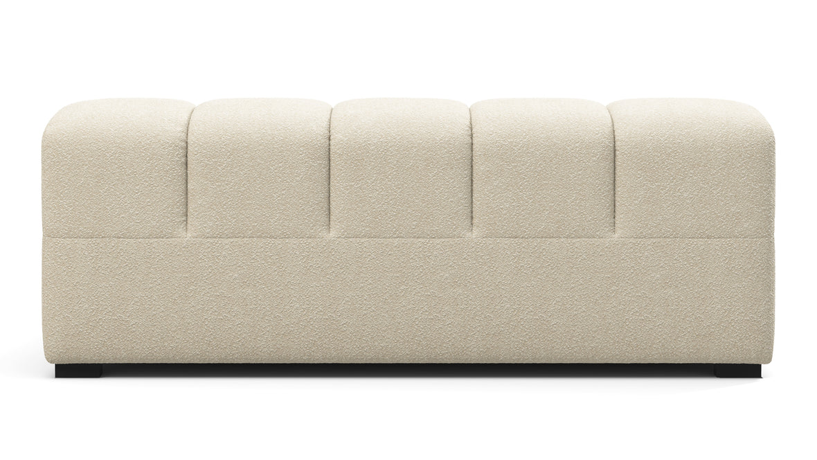 Tufty - Tufty Module, Extra Large Left Arm, Eggshell Boucle