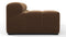 Tufty - Tufty Module, Extra Large Left Arm, Mocha Velvet