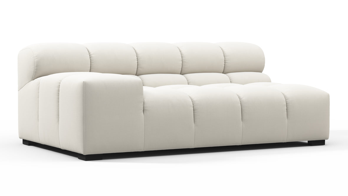 Tufty - Tufty Module, Extra Large Left Arm, Oatmeal Brushed Weave