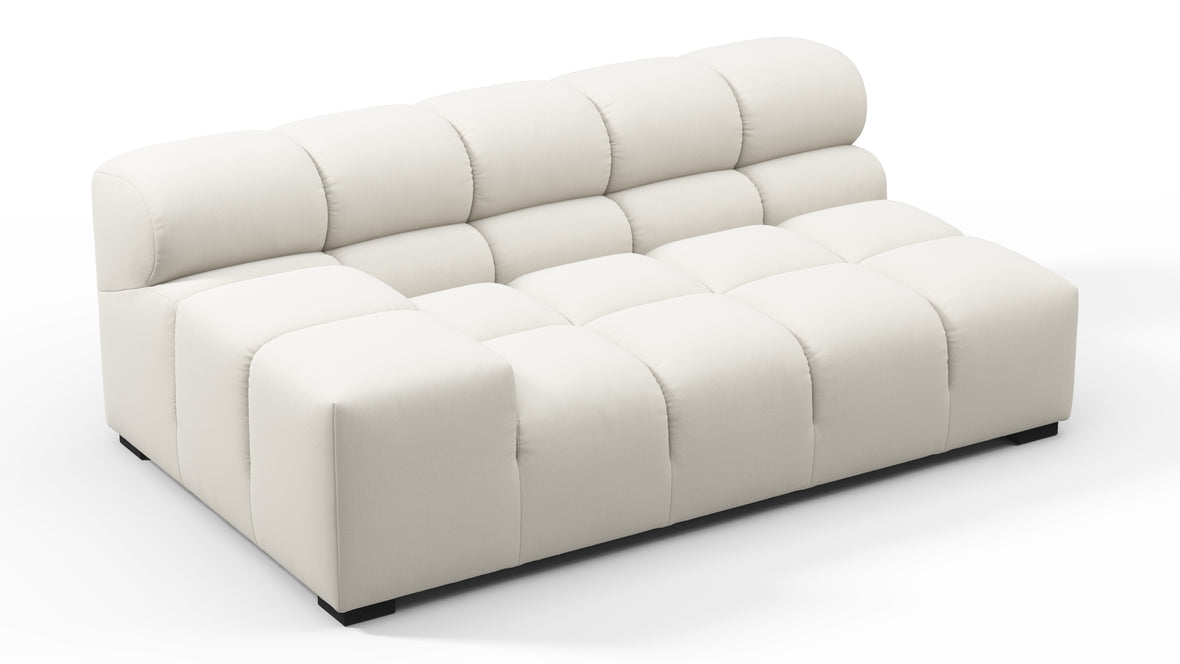 Tufty - Tufty Module, Extra Large Left Arm, Oatmeal Brushed Weave
