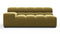 Tufty - Tufty Module, Extra Large Left Arm, Olive Gold Velvet