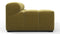 Tufty - Tufty Module, Extra Large Left Arm, Olive Gold Velvet