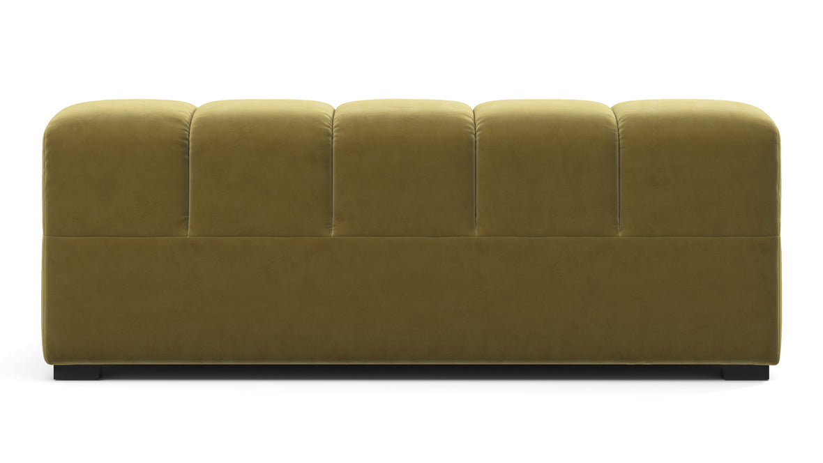 Tufty - Tufty Module, Extra Large Left Arm, Olive Gold Velvet