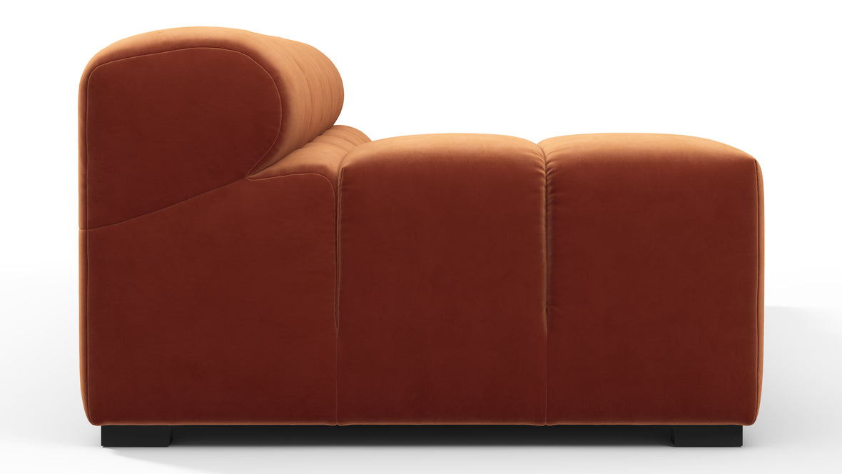 Tufty - Tufty Module, Extra Large Left Arm, Spice Velvet