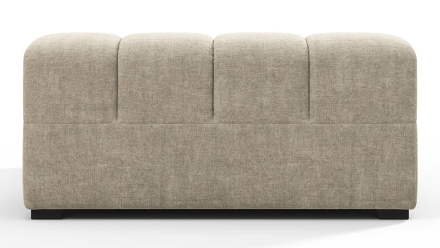Tufty - Tufty Module, Deep Large Left Arm, Beige Gray Chenille