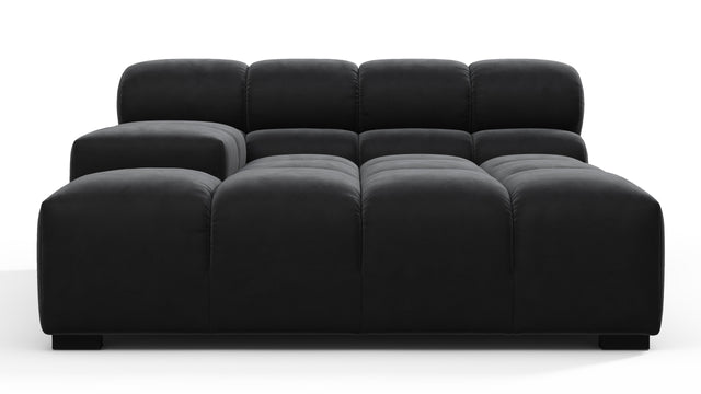 Tufty - Tufty Module, Deep Large Left Arm, Black Velvet
