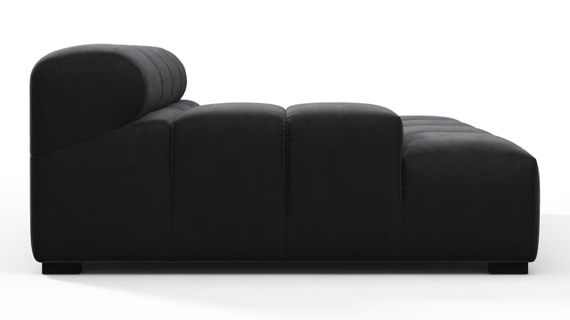 Tufty - Tufty Module, Deep Large Left Arm, Black Velvet