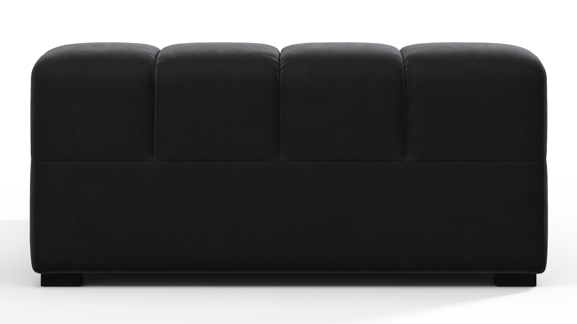 Tufty - Tufty Module, Deep Large Left Arm, Black Velvet