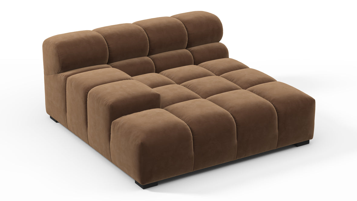 Tufty - Tufty Module, Deep Large Left Arm, Mocha Velvet