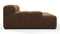 Tufty - Tufty Module, Deep Large Left Arm, Mocha Velvet
