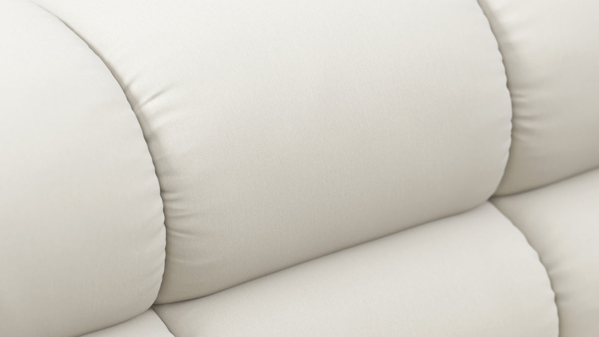 Tufty - Tufty Module, Deep Large Left Arm, Oatmeal Brushed Weave