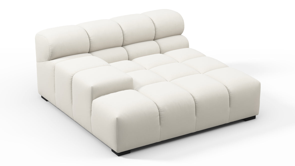 Tufty - Tufty Module, Deep Large Left Arm, Oatmeal Brushed Weave