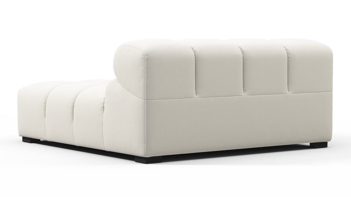 Tufty - Tufty Module, Deep Large Left Arm, Oatmeal Brushed Weave