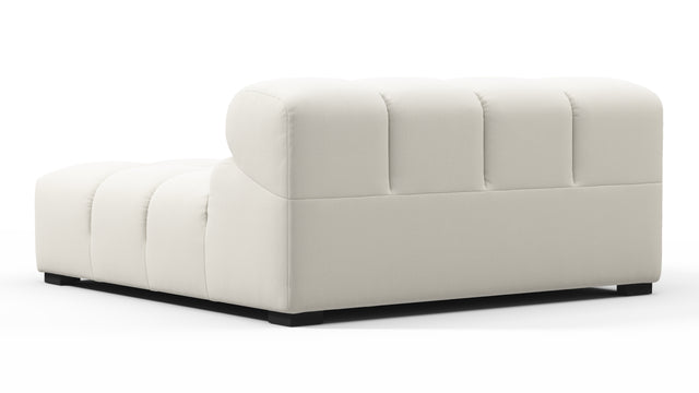 Tufty - Tufty Module, Deep Large Left Arm, Oatmeal Brushed Weave