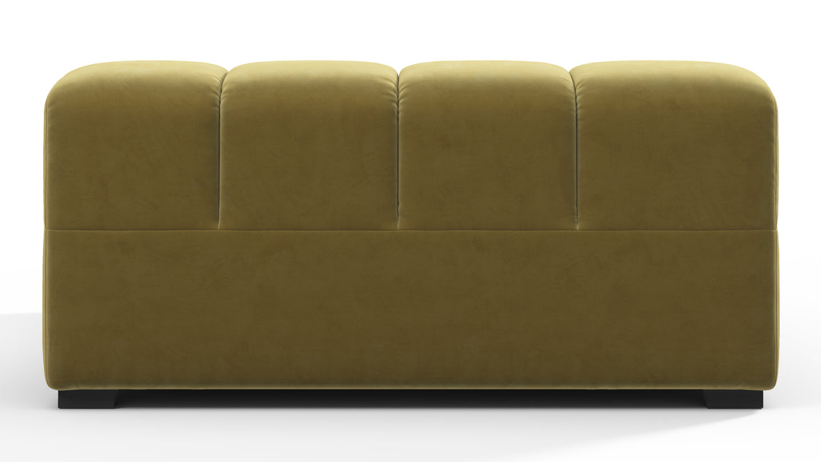Tufty - Tufty Module, Deep Large Left Arm, Olive Gold Velvet