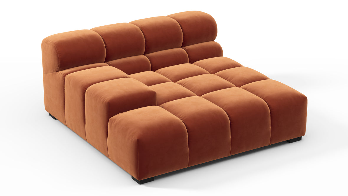 Tufty - Tufty Module, Deep Large Left Arm, Spice Velvet
