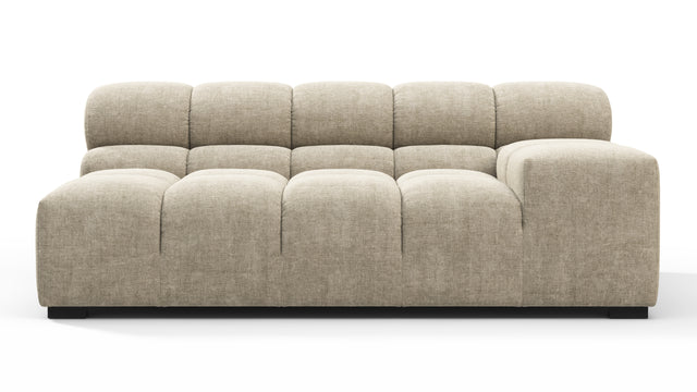 Tufty - Tufty Module, Extra Large Right Arm, Beige Gray Chenille