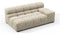 Tufty - Tufty Module, Extra Large Right Arm, Beige Gray Chenille