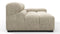 Tufty - Tufty Module, Extra Large Right Arm, Beige Gray Chenille