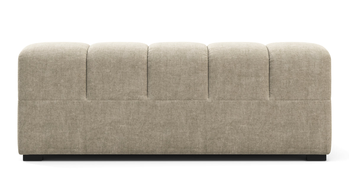 Tufty - Tufty Module, Extra Large Right Arm, Beige Gray Chenille