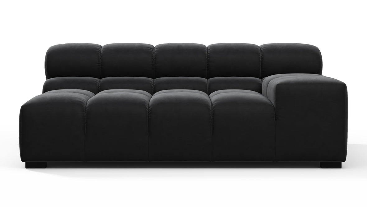 Tufty - Tufty Module, Extra Large Right Arm, Black Velvet