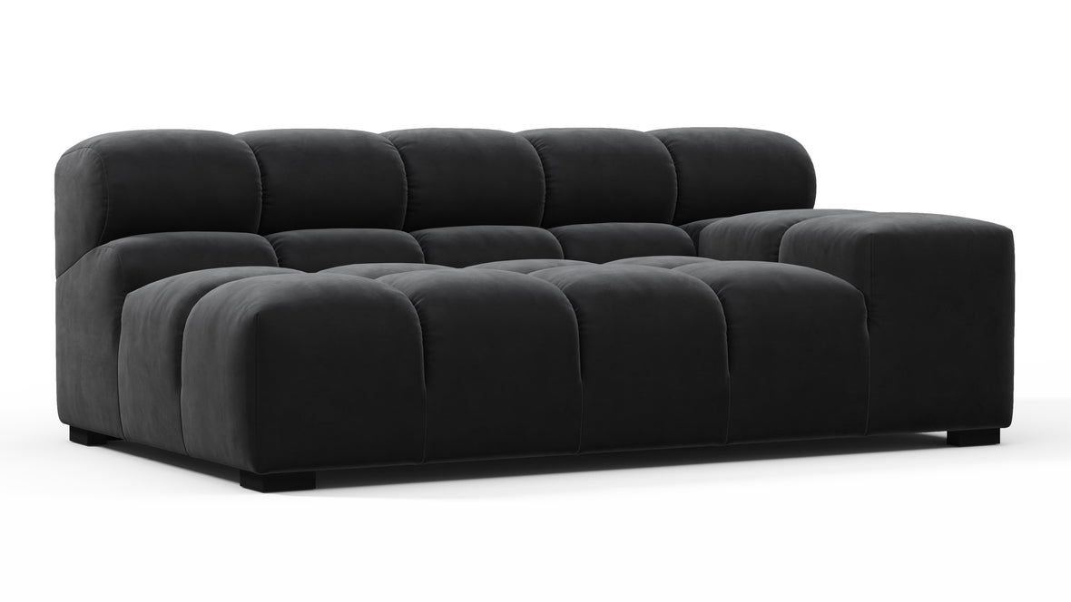 Tufty - Tufty Module, Extra Large Right Arm, Black Velvet
