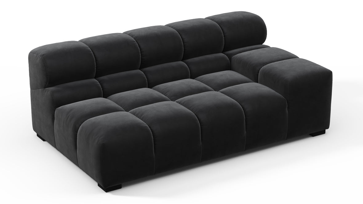 Tufty - Tufty Module, Extra Large Right Arm, Black Velvet