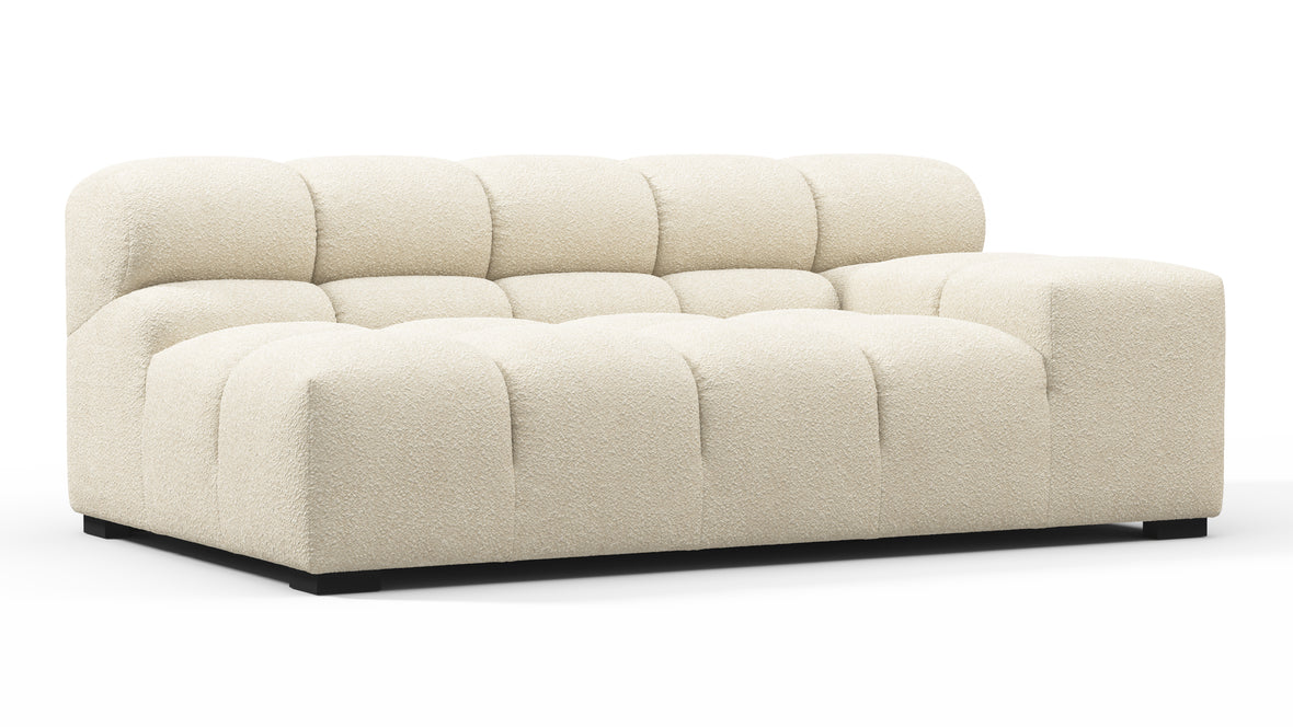 Tufty - Tufty Module, Extra Large Right Arm, Eggshell Boucle