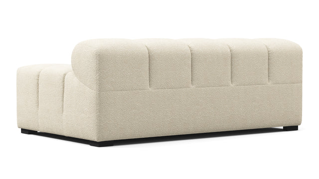 Tufty - Tufty Module, Extra Large Right Arm, Eggshell Boucle