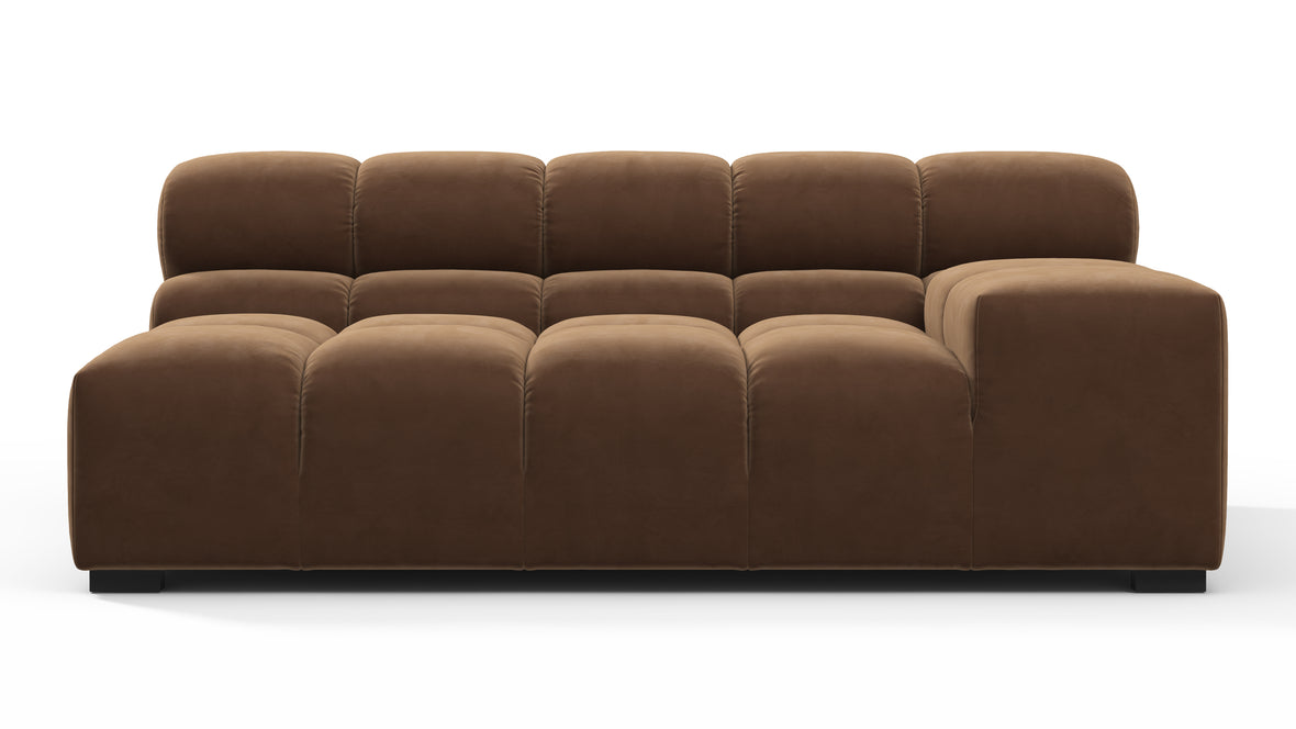 Tufty - Tufty Module, Extra Large Right Arm, Mocha Velvet