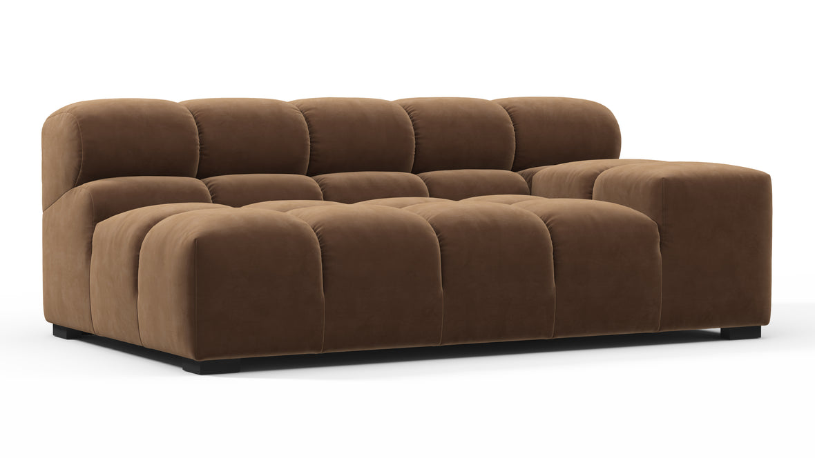 Tufty - Tufty Module, Extra Large Right Arm, Mocha Velvet