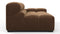 Tufty - Tufty Module, Extra Large Right Arm, Mocha Velvet
