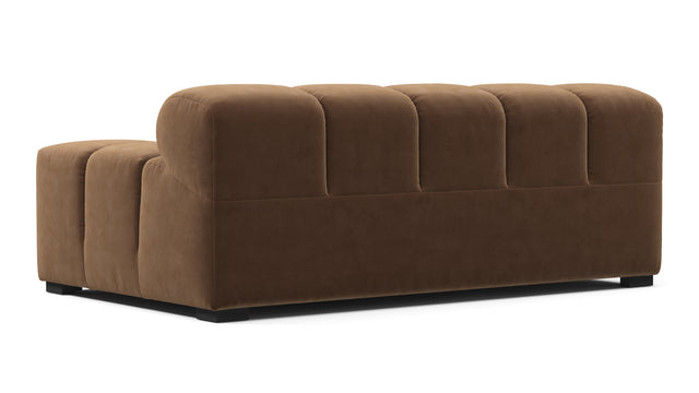 Tufty - Tufty Module, Extra Large Right Arm, Mocha Velvet