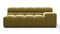Tufty - Tufty Module, Extra Large Right Arm, Olive Gold Velvet