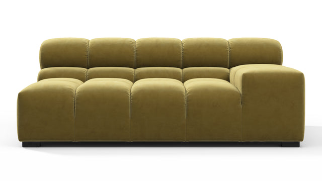 Tufty - Tufty Module, Extra Large Right Arm, Olive Gold Velvet