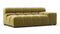 Tufty - Tufty Module, Extra Large Right Arm, Olive Gold Velvet