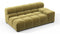 Tufty - Tufty Module, Extra Large Right Arm, Olive Gold Velvet