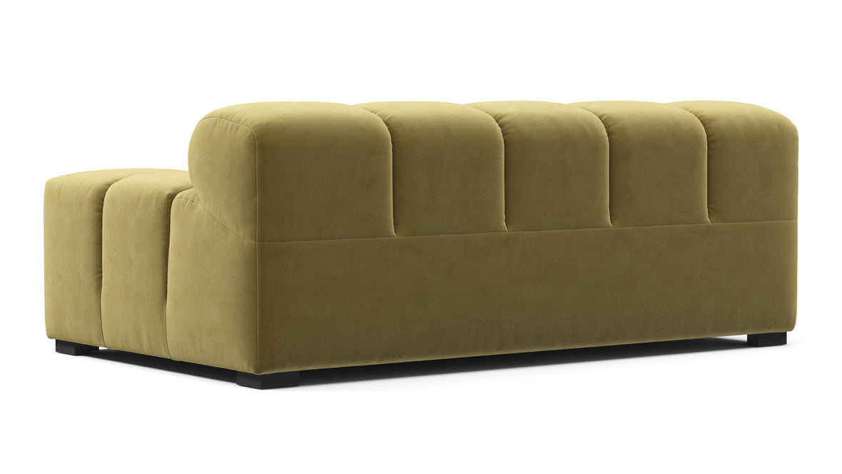Tufty - Tufty Module, Extra Large Right Arm, Olive Gold Velvet