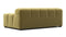 Tufty - Tufty Module, Extra Large Right Arm, Olive Gold Velvet