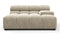 Tufty - Tufty Module, Deep Large Right Arm, Beige Gray Chenille