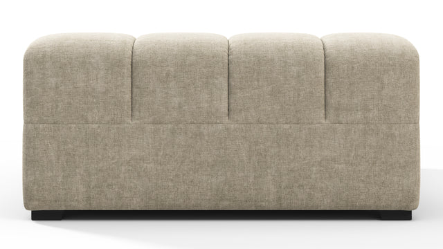 Tufty - Tufty Module, Deep Large Right Arm, Beige Gray Chenille