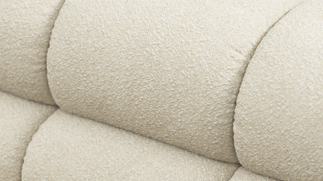 Tufty - Tufty Module, Deep Large Right Arm, Eggshell Boucle