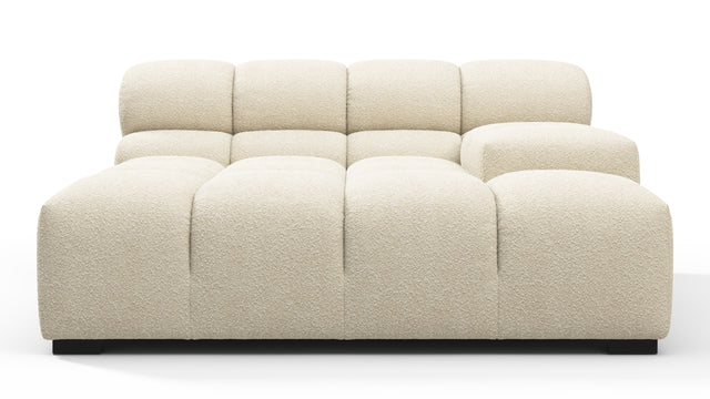 Tufty - Tufty Module, Deep Large Right Arm, Eggshell Boucle